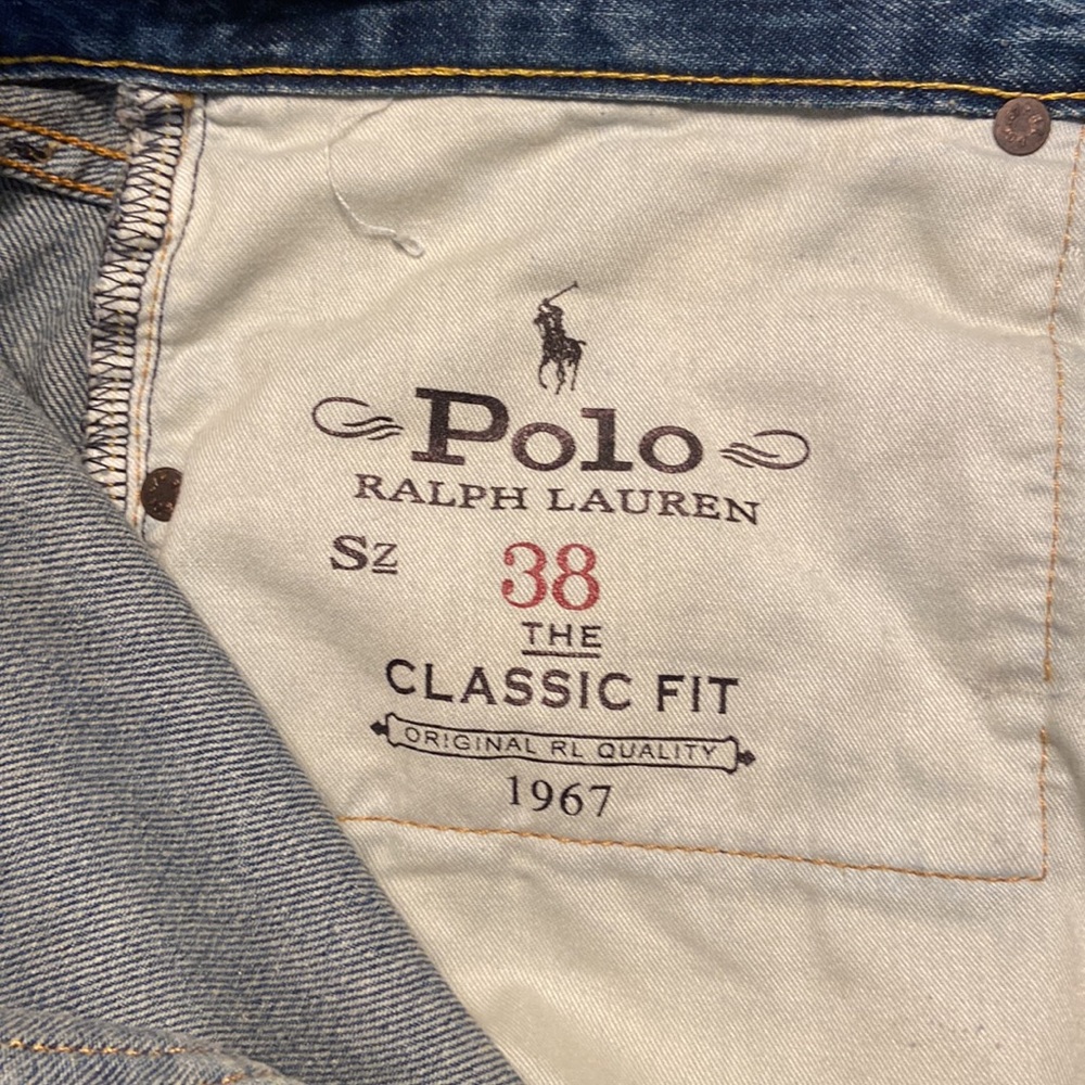 Polo Cutoff 8.5 Inch Classic Denim Shorts - Picture 4 of 4